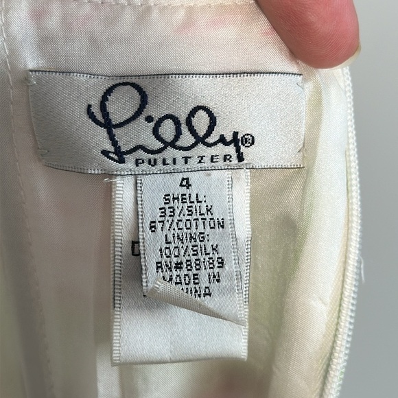Lilly Pulitzer Billie Silk Cotton Floral Dress Size 4 - Picture 11 of 14